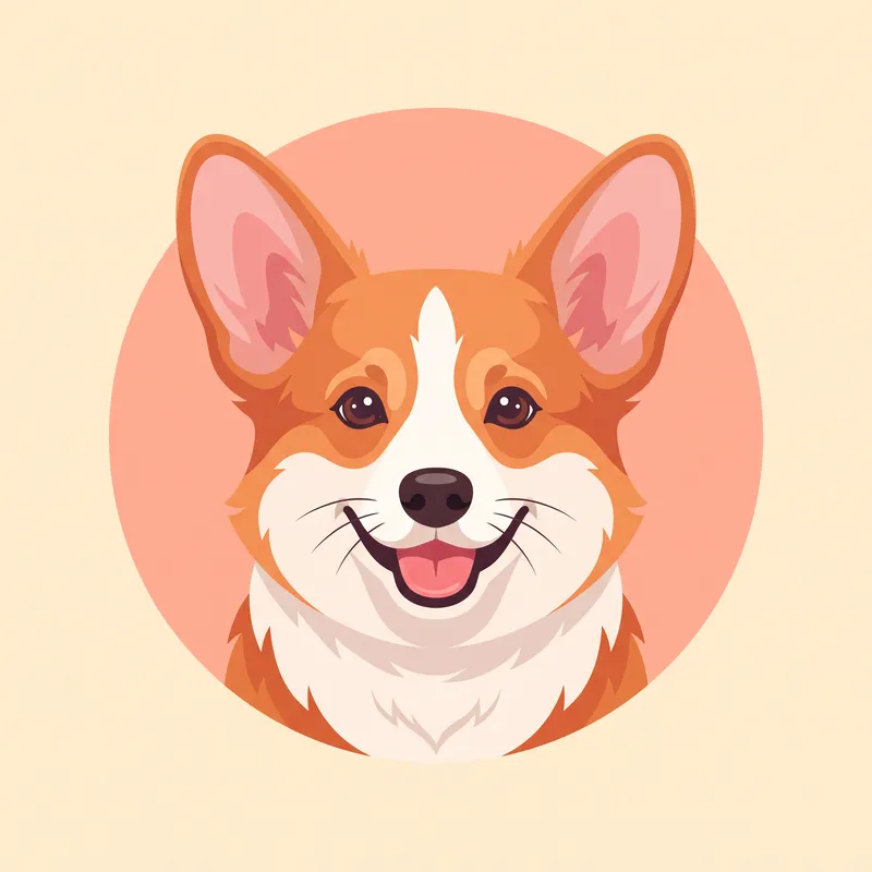 Corgi illustration