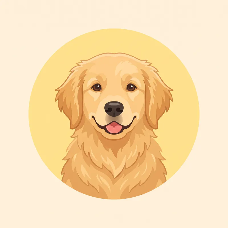 Golden Retriever illustration